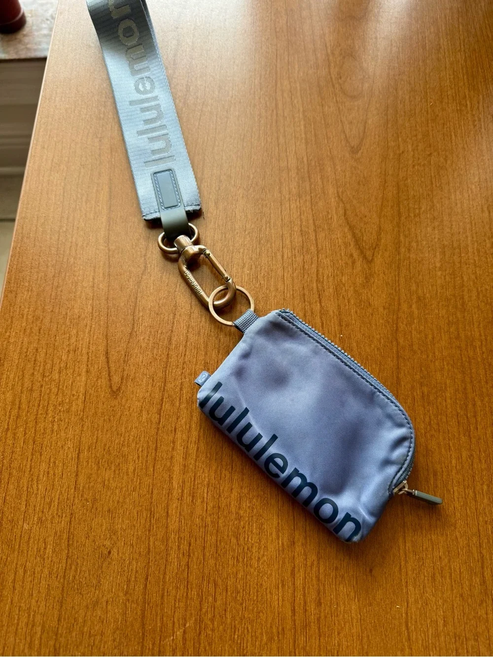 lululemon athletica Blue Wristlet Pouch with Strap